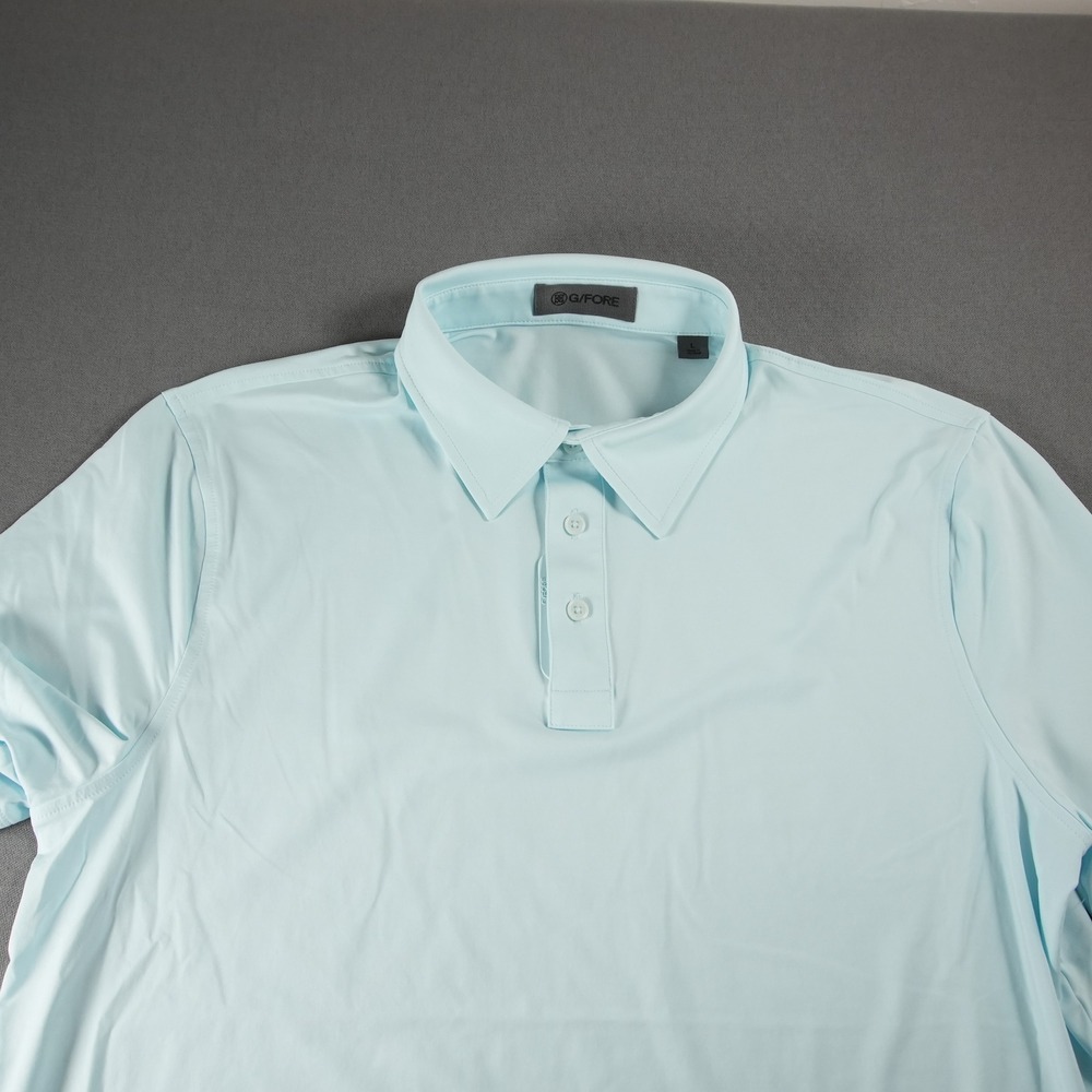 G/FORE Men's Light Blue Polo Shirt - Picture 8 of 13
